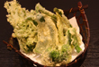 緑の天ぷら盛合せ